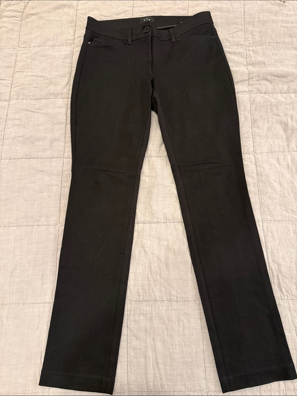 White House Black Market Black Straight Leg Pants